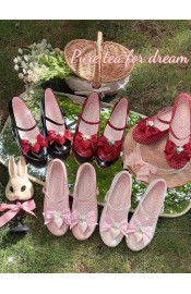 Pure Tea For Dream Strawberry Shoes(Reservation/6 Colours/Full Payment Without Shipping)